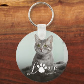 Pet Photo Love Gepersonaliseerd Schattige Sleutelhanger (Voorkant)