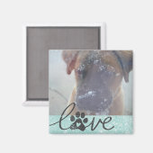 Pet Photo Love Personalize - GraphicLoveShop Magneet (Voorkant / Achterkant)