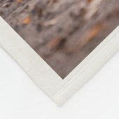 Pet Photo Memorial Blanket with Minimal Text & Paw Fleece Deken (Hoek)