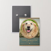 Pet Photo Memorial Button (Voorkant / Achterkant)