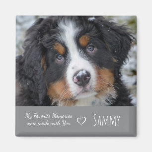 Pet Photo Memorial-Hondenliefhebber Gift - Pet Los Magneet