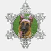 Pet Photo Memorial Ornament (Voorkant)