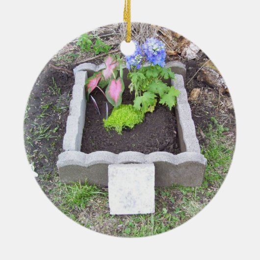 Pet Photo Memorial Ornament (Achterkant)