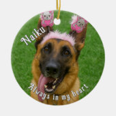 Pet Photo Memorial Ornament (Voorkant)