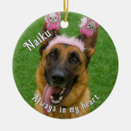 Pet Photo Memorial Ornament