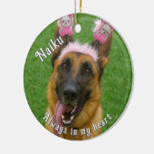 Pet Photo Memorial Ornament (Links)