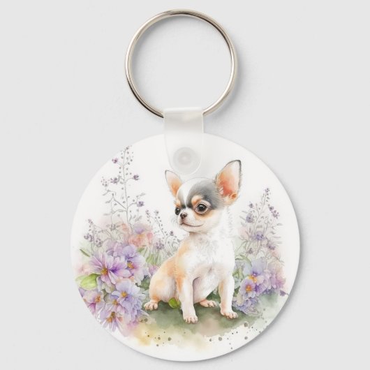 Pet Photo Memorial Pet Loss Keepomwille Sleutelhanger (Voorkant)