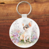 Pet Photo Memorial Pet Loss Keepomwille Sleutelhanger (Voorkant)
