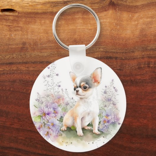 Pet Photo Memorial Pet Loss Keepomwille Sleutelhanger (Voorkant)