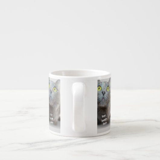 PET Photo ✨ Mooie Custom Espresso Kop (Achterkant)