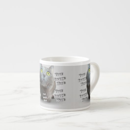 PET Photo ✨ Mooie Custom Espresso Kop (Voorkant rechts)