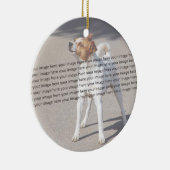 PET Photo ✨ Mooie Custom Keramisch Ornament (Rechts)