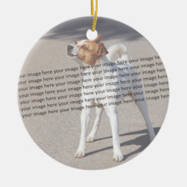 PET Photo ✨ Mooie Custom Keramisch Ornament