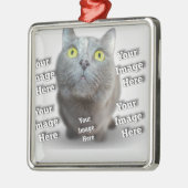 PET Photo ✨ Mooie Custom Metalen Ornament (Links)