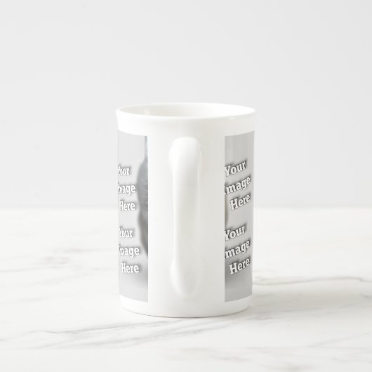 PET Photo ✨ Mooie Custom Porselein Kop (Achterkant)