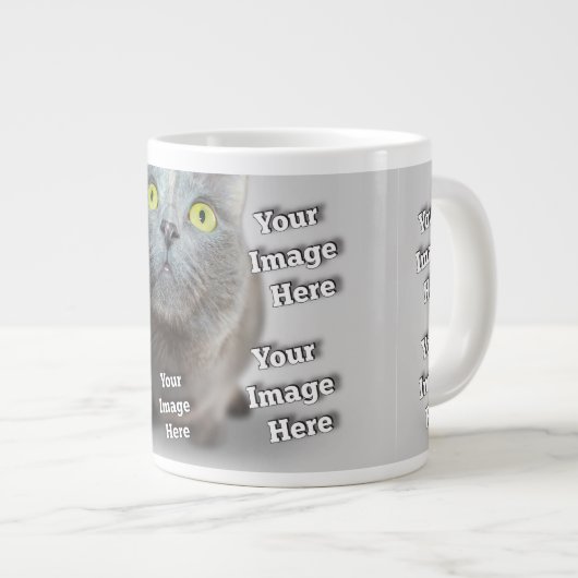 PET Photo ✨ Mooie Custom Porselein Kop (Voorkant rechts)