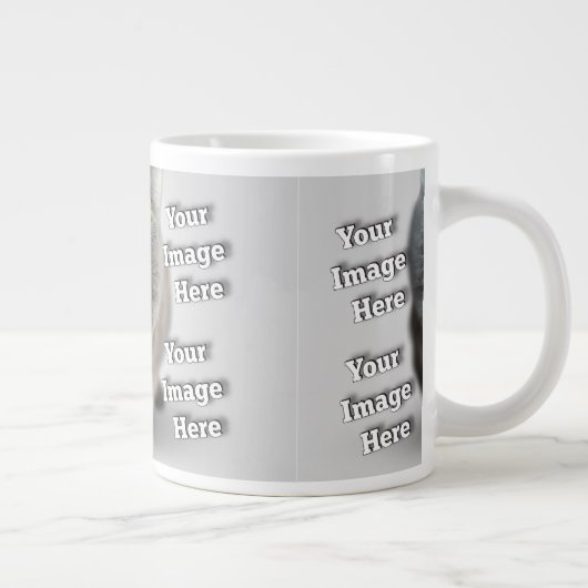 PET Photo ✨ Mooie Custom Porselein Kop (Rechts)