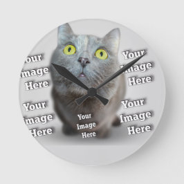 PET Photo ✨ Mooie Custom Ronde Klok