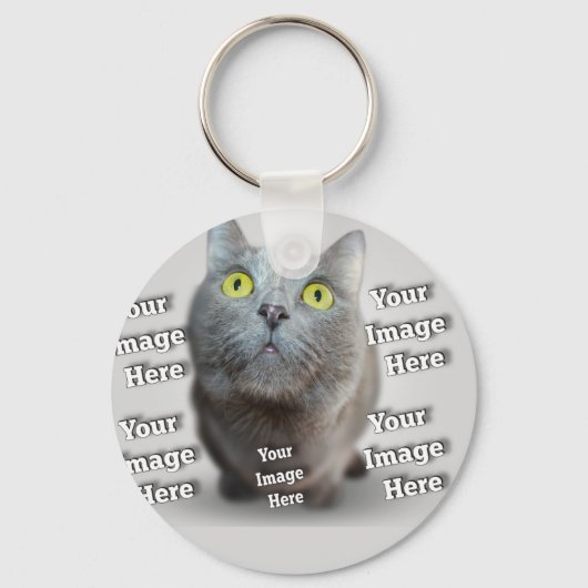 PET Photo ✨ Mooie Custom Sleutelhanger (Voorkant)