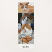 Pet Photo Names Yoga Mat (Voorkant)