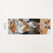 Pet Photo Names Yoga Mat (Voorkant (horizontaal))