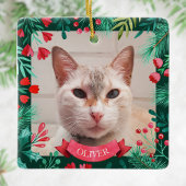 Pet Photo Ornament Waterverf Botanicals
