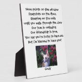 Pet Photo Plaque Fotoplaat (Zijkant)