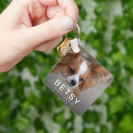 Pet Photo Rainbow Bridge Memorial Sleutelhanger