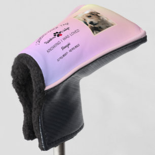 Pet Photo Rainbow Bridge Quote Memorial Golfheadcover