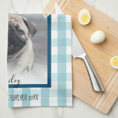 Pet Photo Rustic Pset Keepomwille Theedoek (Quarter Fold)