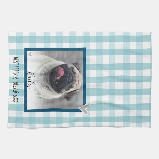 Pet Photo Rustic Pset Keepomwille Theedoek (Horizontaal)