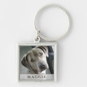 Pet Photo Sleutelhanger - Square (Voorkant)
