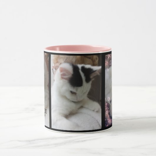 Pet Photo Template aangepast kattepapier Mok (Midden)