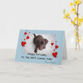 Pet Photo Template Happy Birthday - Kaart aanpasse (Gele Bloem)