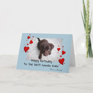 Pet Photo Template Happy Birthday - Kaart aanpasse