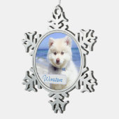 Pet Photo Template Round Tree Ornament (Rechts)