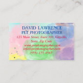 Pet Photographer- Pet Shelter Visitekaartje (Achterkant)