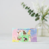 Pet Photographer- Pet Shelter Visitekaartje (Staand voorkant)