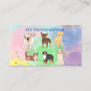 Pet Photographer- Pet Shelter Visitekaartje