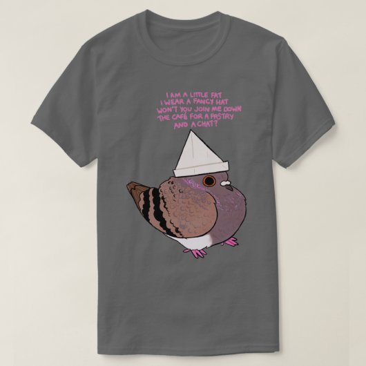 Pet Pigeon T-shirt (Design voorkant)