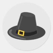 Pet Pilgrim Ronde Sticker (Voorkant)