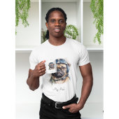 Pet Pilot Pug aanpasbaar T-shirt
