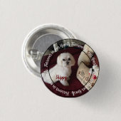 Pet Pin Button (Voorkant /achterkant)