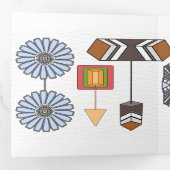 Pet Pins Trifold Kaart (Binnenzijde eerst)