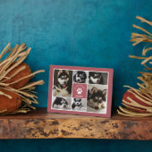 Pet plakken in het geheugen Stusty Roze fotocollag Fotoplaat (Zijkant)