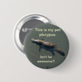 Pet Platypus Button (Voorkant /achterkant)