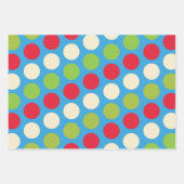 Pet poka Dots Striped Gift Wrap Inpakpapier Vel (Voorkant 3)