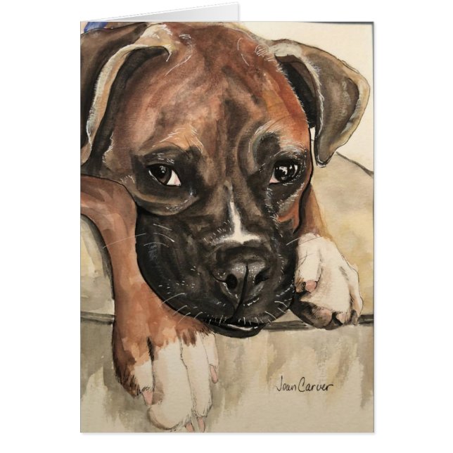 Pet Portrait - Boxer (Voorkant)