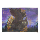 Pet Portrait Magische Katten Kussensloop (Voorkant-Links)
