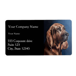 Pet Portrait Painting Return Address Labels
